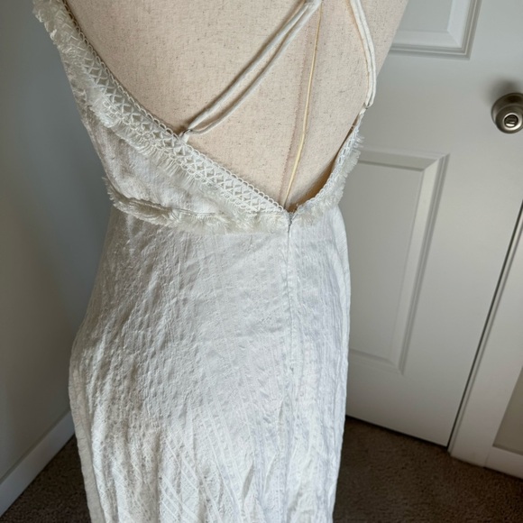 Saints and secrets white Boho flowy dress medium - Picture 6 of 10